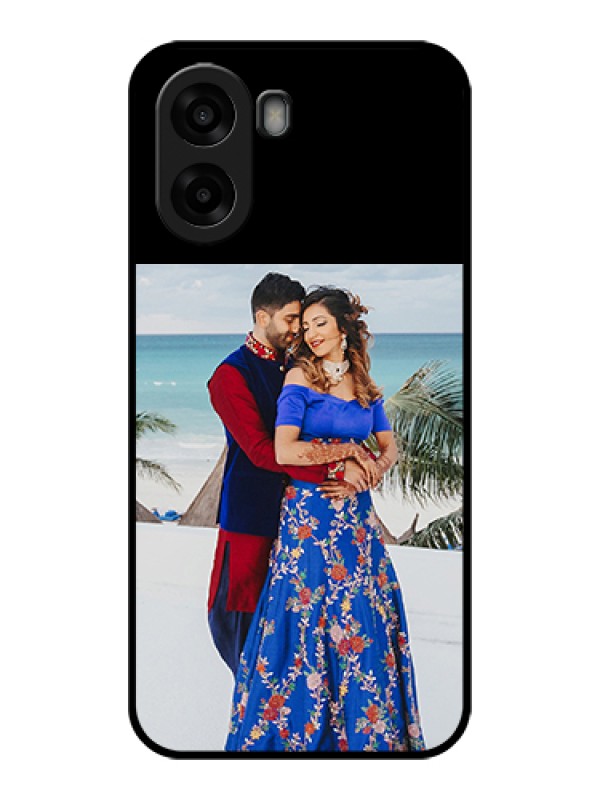 Custom Oppo A6s 5G Custom Glass Phone Case - Upload Full Picture With Custom Color Design