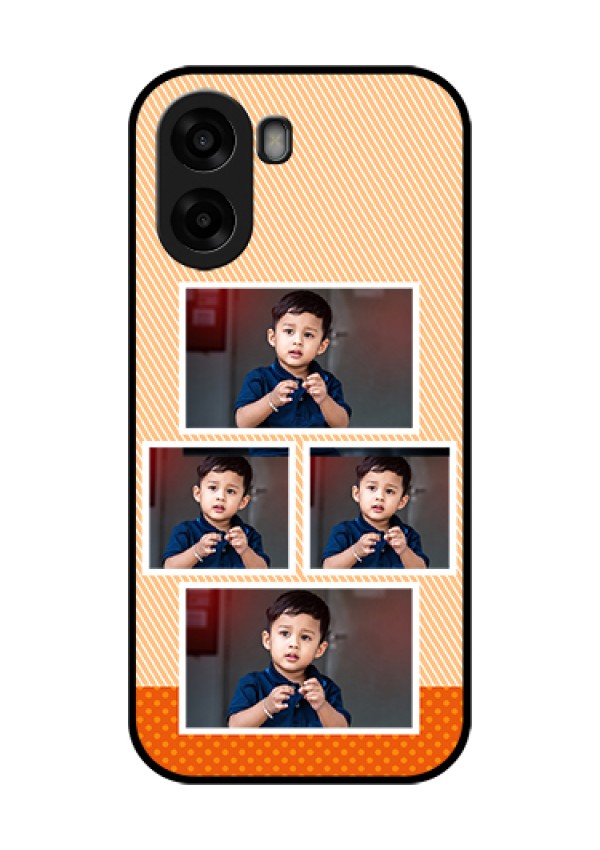 Oppo A6x 4G Custom Glass Phone Case - Bulk Photos Upload Design
