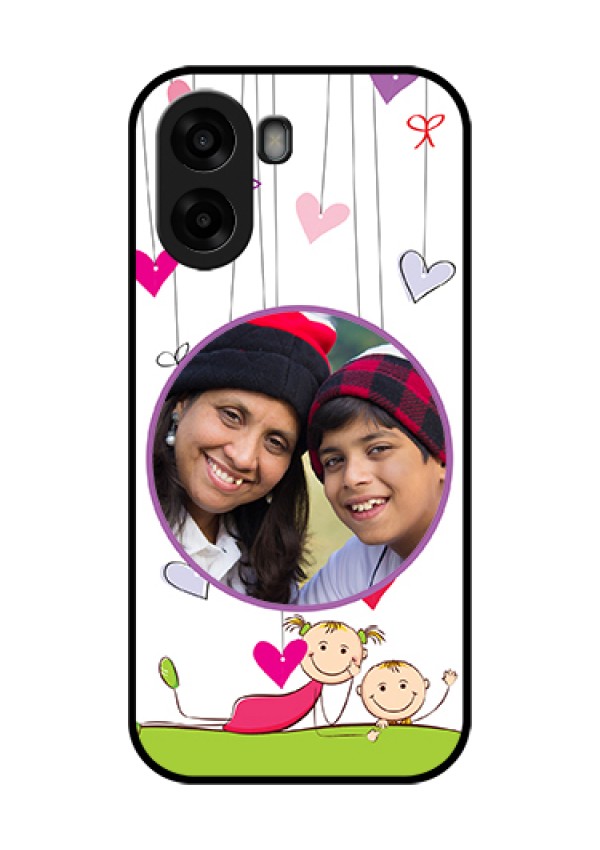 Oppo A6x 4G Custom Glass Phone Case - Cute Kids Phone Case Design