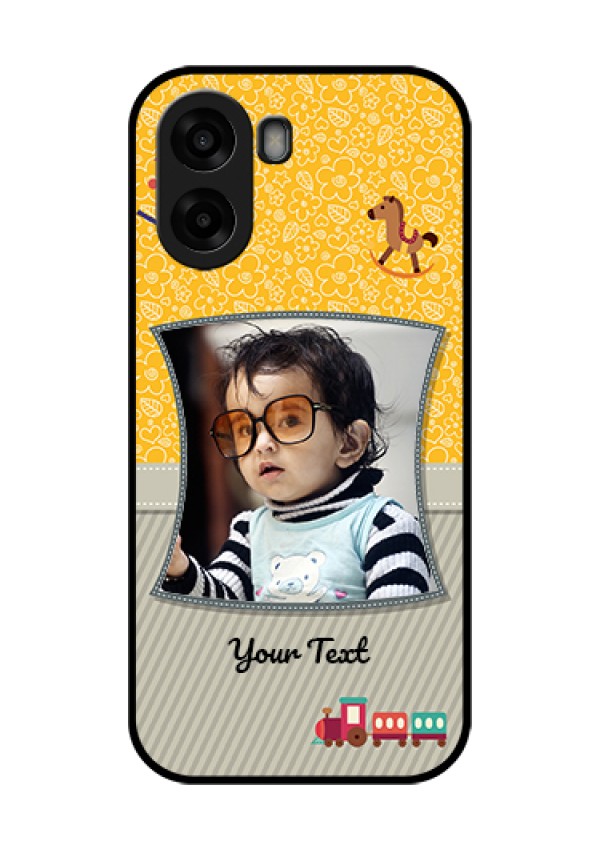 Oppo A6x 4G Custom Glass Phone Case - Baby Picture Upload Design