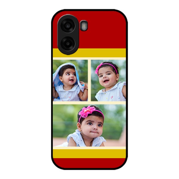 Oppo A6x 4G Custom Glass Phone Case - Multiple Pic Upload Design