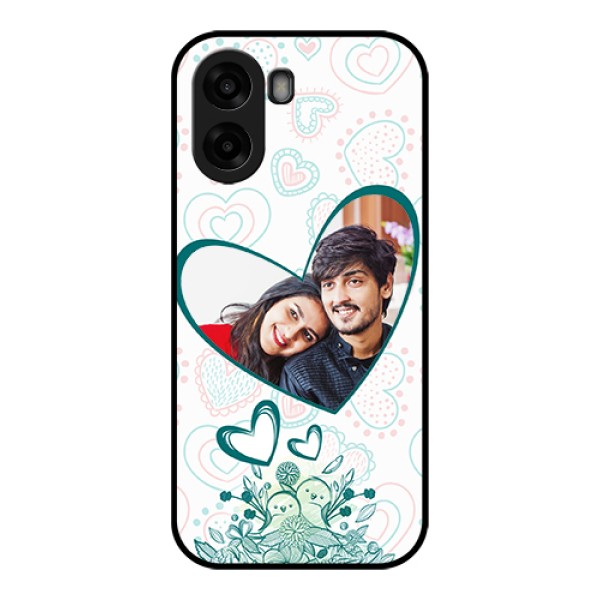 Oppo A6x 4G Custom Glass Phone Case - Premium Couple Design