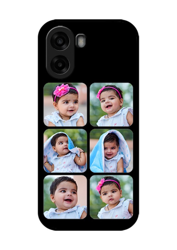 Oppo A6x 4G Custom Glass Phone Case - Multiple Pictures Design