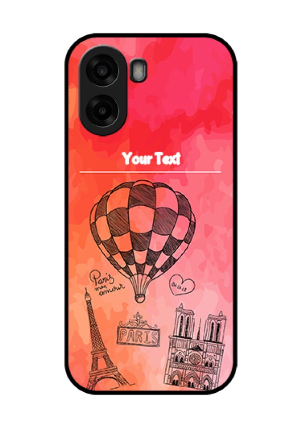 Oppo A6x 4G Custom Glass Phone Case - Paris Theme Design