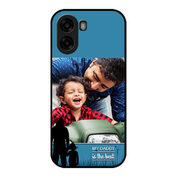 Oppo A6x 4G Custom Glass Phone Case - Best Dad Design
