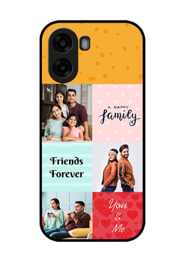 Oppo A6x 4G Custom Glass Phone Case - Images With Quotes Design