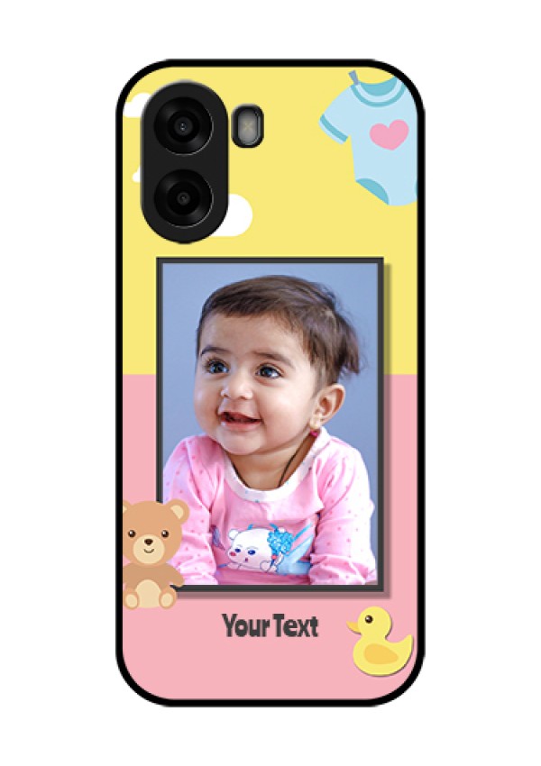 Oppo A6x 4G Custom Glass Phone Case - Kids 2 Color Design