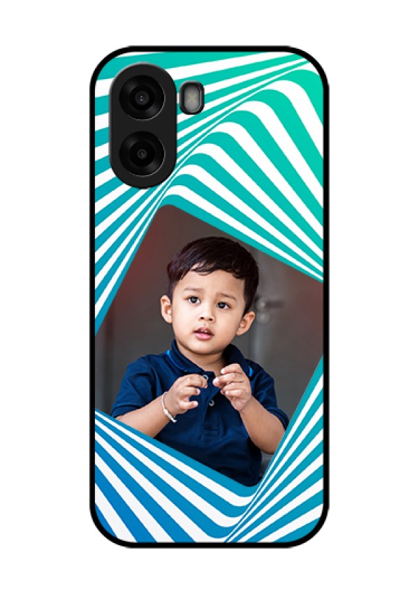 Oppo A6x 4G Custom Glass Phone Case - Abstract Spiral Design