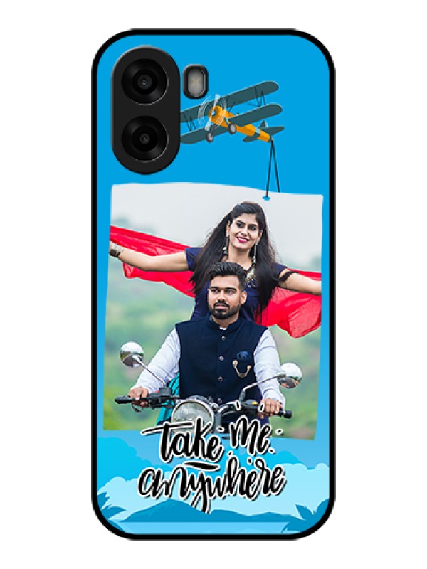 Custom Oppo A6x 4G Custom Glass Phone Case - Traveller Design