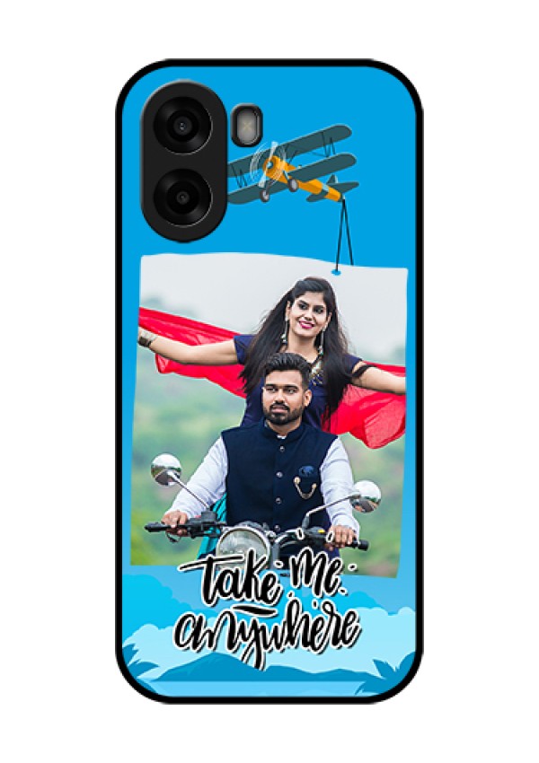 Oppo A6x 4G Custom Glass Phone Case - Traveller Design