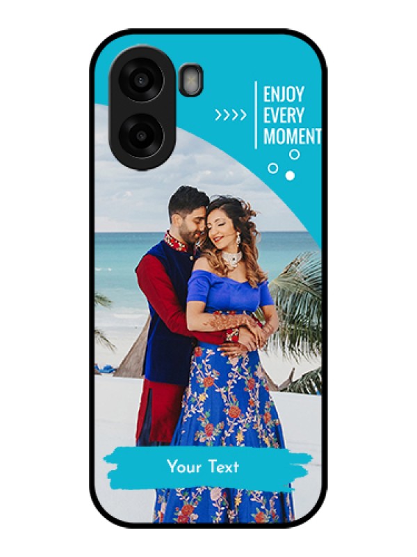 Custom Oppo A6x 4G Custom Glass Phone Case - Happy Moment Design