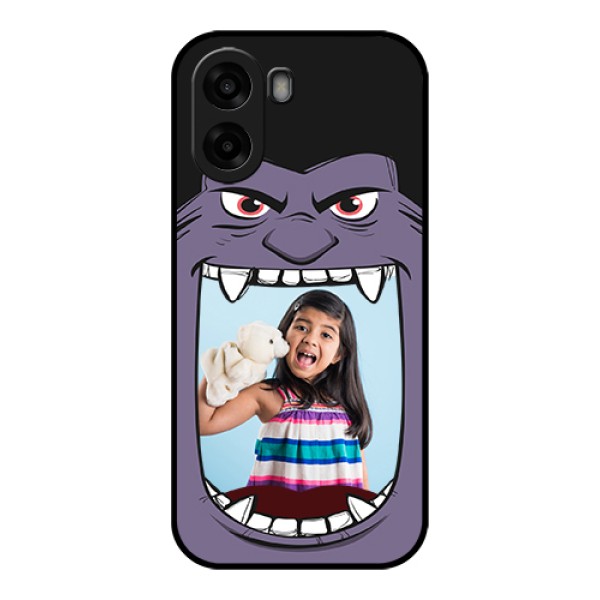 Oppo A6x 4G Custom Glass Phone Case - Angry Monster Design