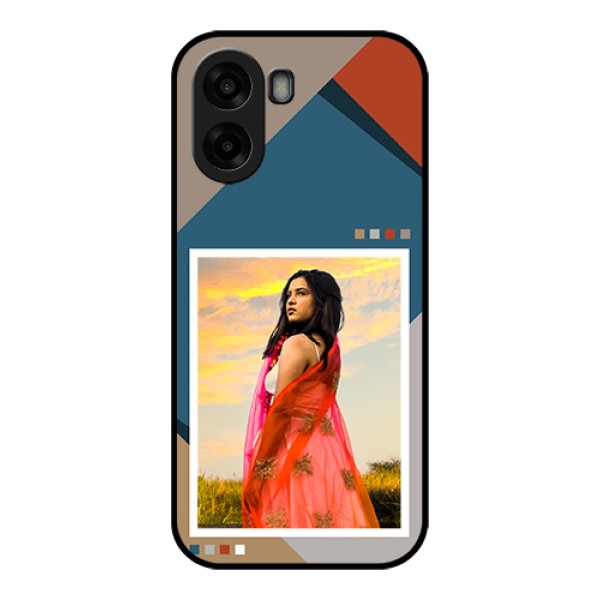 Oppo A6x 4G Custom Glass Phone Case - Retro Color Pallet Design