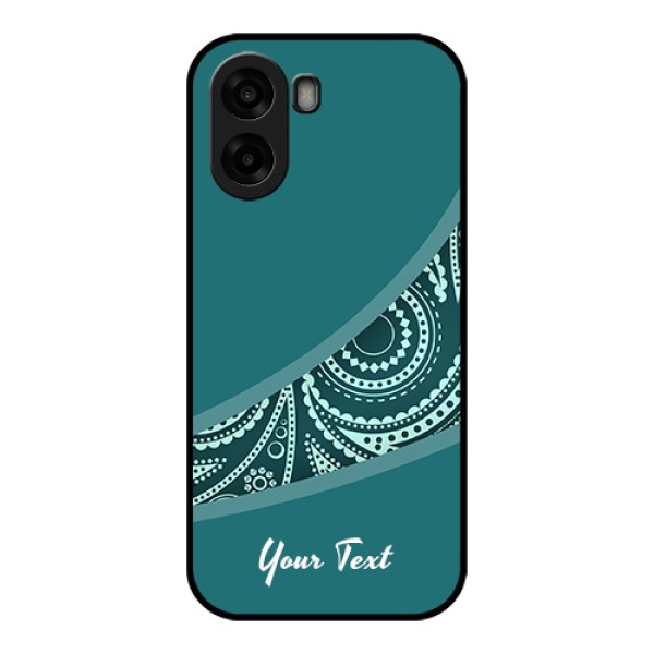 Oppo A6x 4G Custom Glass Phone Case - Semi Visible Floral Design Oppo A6x 4G Custom Glass Phone Case - Semi Visible Floral Design