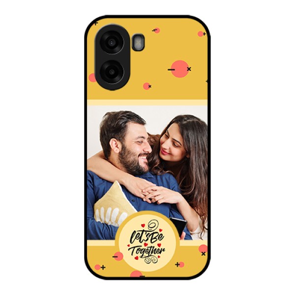 Oppo A6x 4G Custom Glass Phone Case - Lets Be Together Design Oppo A6x 4G Custom Glass Phone Case - Lets Be Together Design