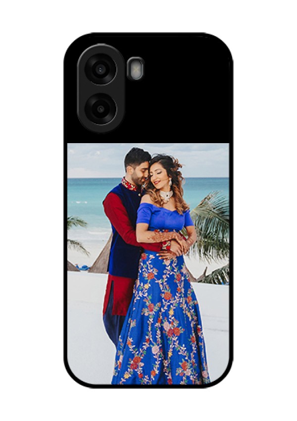Oppo A6x 4G Custom Glass Phone Case - Upload Full Picture With Custom Color Design