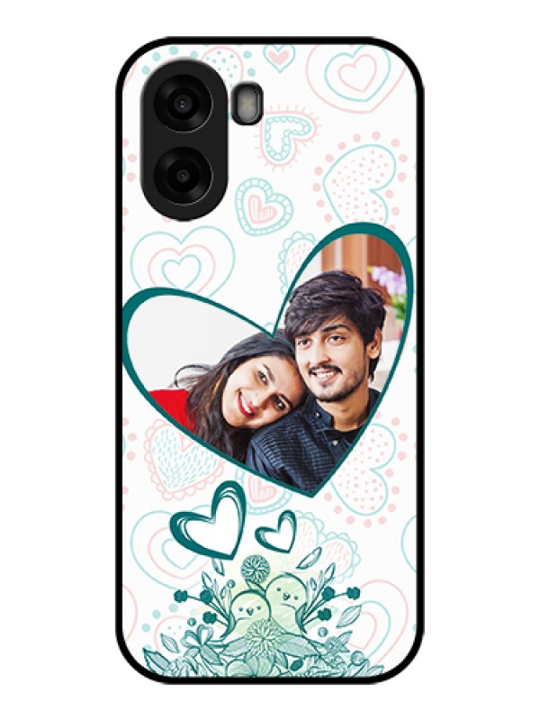 Custom Oppo A6x 5G Custom Glass Phone Case - Premium Couple Design