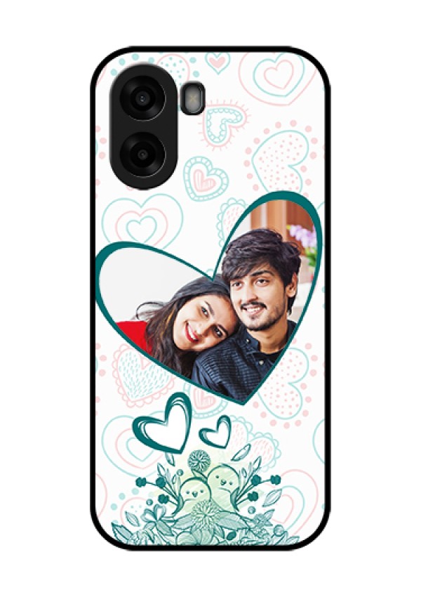 Oppo A6x 5G Custom Glass Phone Case - Premium Couple Design