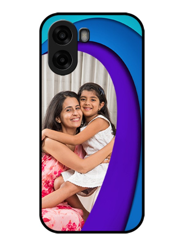 Custom Oppo A6x 5G Custom Glass Phone Case - Simple Pattern Design