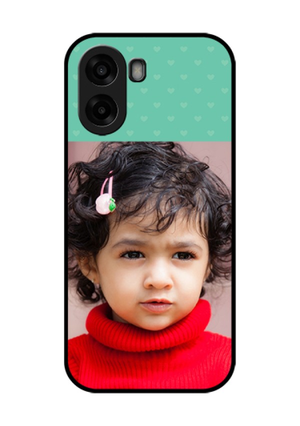 Oppo A6x 5G Custom Glass Phone Case - Lovers Picture Design