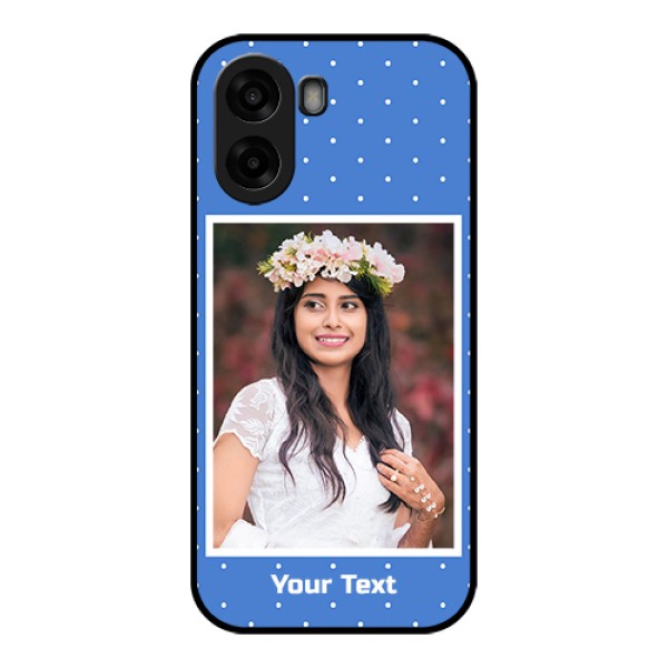 Oppo A6x 5G Custom Glass Phone Case - Polka Dots Design