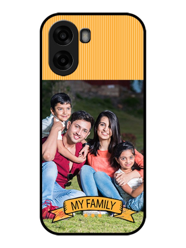 Custom Oppo A6x 5G Custom Glass Phone Case - My Family Design