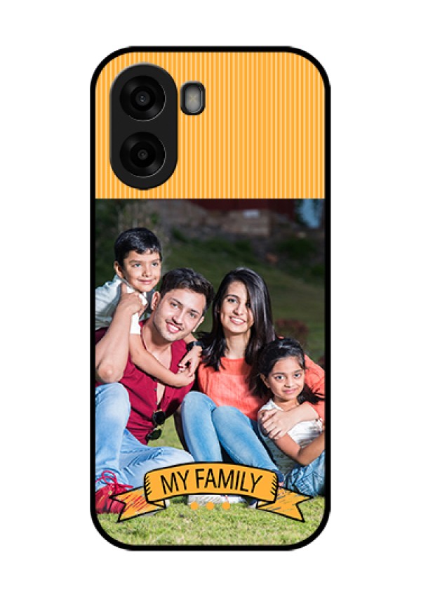 Oppo A6x 5G Custom Glass Phone Case - My Family Design