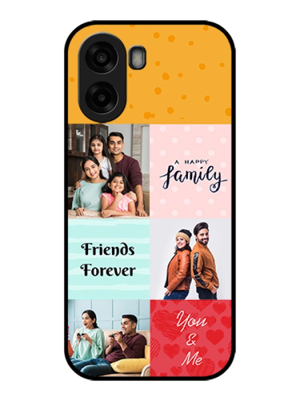 Custom Oppo A6x 5G Custom Glass Phone Case - Images With Quotes Design