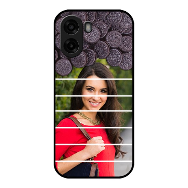 Oppo A6x 5G Custom Glass Phone Case - With Oreo Biscuit Design