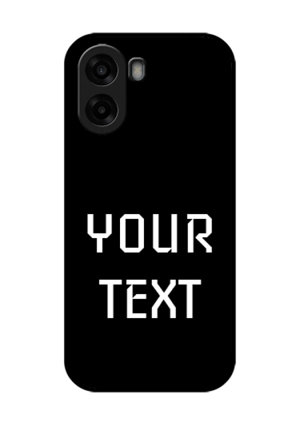 Oppo A6x 5G Custom Glass Phone Case - Your Name Design