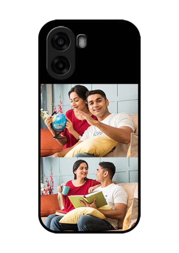 Oppo A6x 5G Custom Glass Phone Case - 2 Images Design