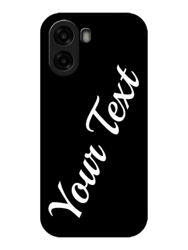 Custom Oppo A6x 5G Custom Glass Phone Case - With Your Name Design