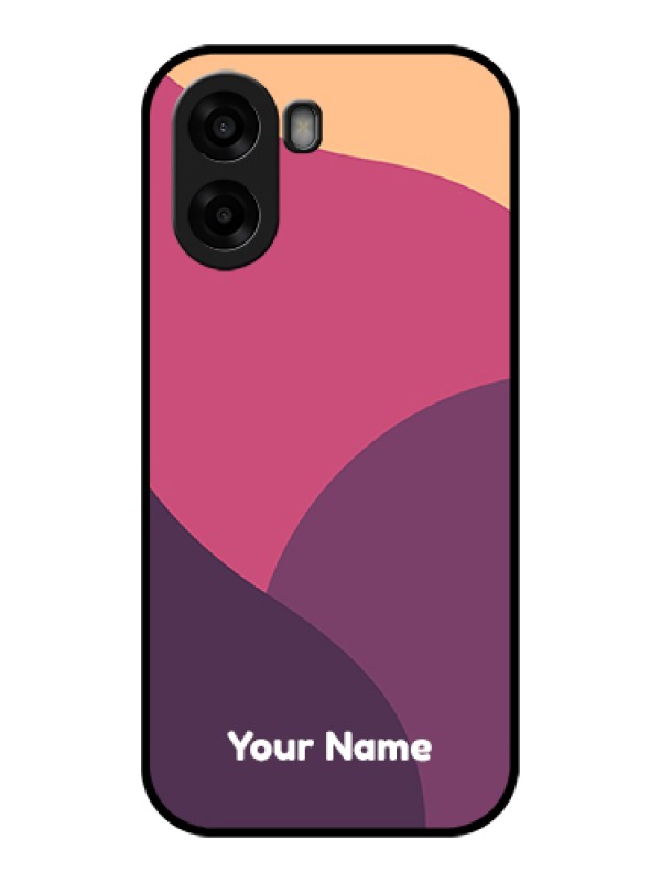 Custom Oppo A6x 5G Custom Glass Phone Case - Mixed Multi - Colour Abstract Art Design