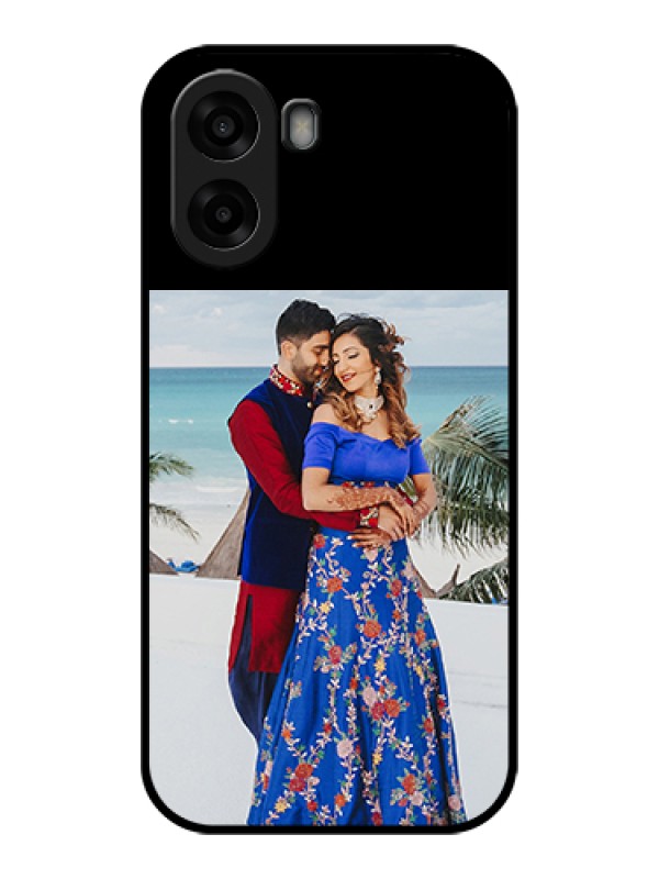 Custom Oppo A6x 5G Custom Glass Phone Case - Upload Full Picture With Custom Color Design
