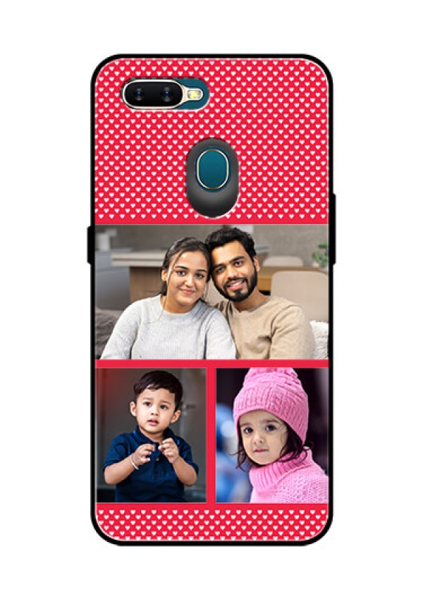 Oppo A7 Personalized Glass Phone Case  - Bulk Pic Upload Design