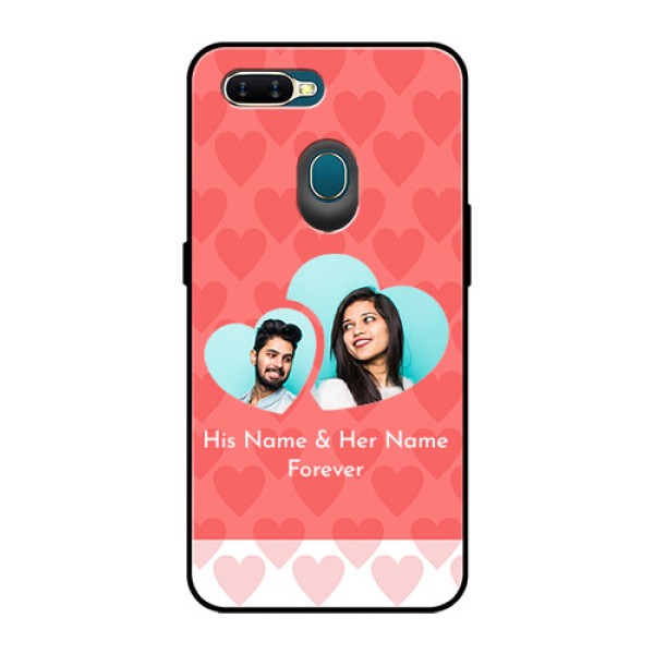 Oppo A7 Personalized Glass Phone Case - Couple Pic Upload Design Oppo A7 Personalized Glass Phone Case - Couple Pic Upload Design