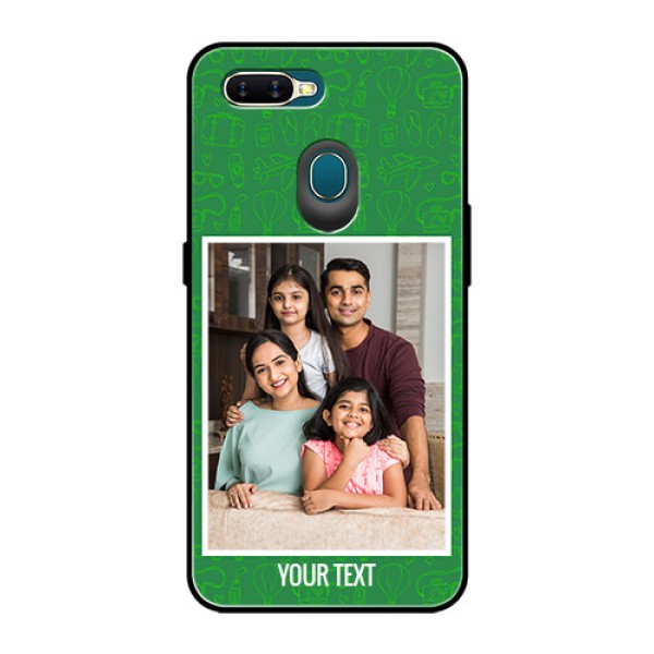 Oppo A7 Personalized Glass Phone Case  - Picture Upload Design