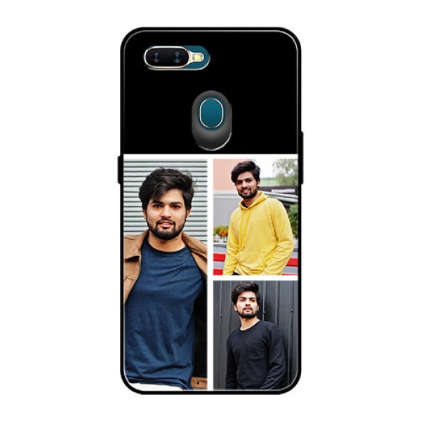 Oppo A7 Photo Printing on Glass Case - Upload Multiple Picture Design Oppo A7 Photo Printing on Glass Case - Upload Multiple Picture Design