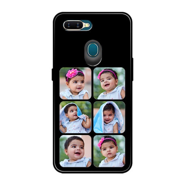 Oppo A7 Photo Printing on Glass Case - Multiple Pictures Design Oppo A7 Photo Printing on Glass Case - Multiple Pictures Design