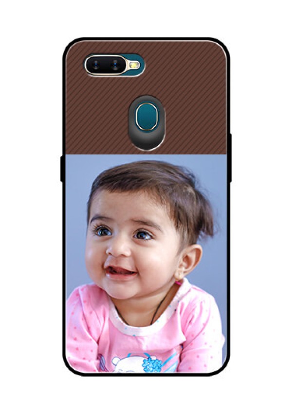 Oppo A7 Custom Glass Mobile Case  - Elegant Case Design