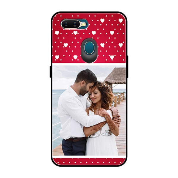 Oppo A7 Photo Printing on Glass Case - Hearts Mobile Case Design Oppo A7 Photo Printing on Glass Case - Hearts Mobile Case Design