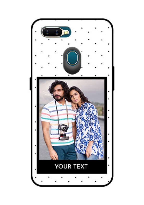 Oppo A7 Photo Printing on Glass Case  - Premium Design