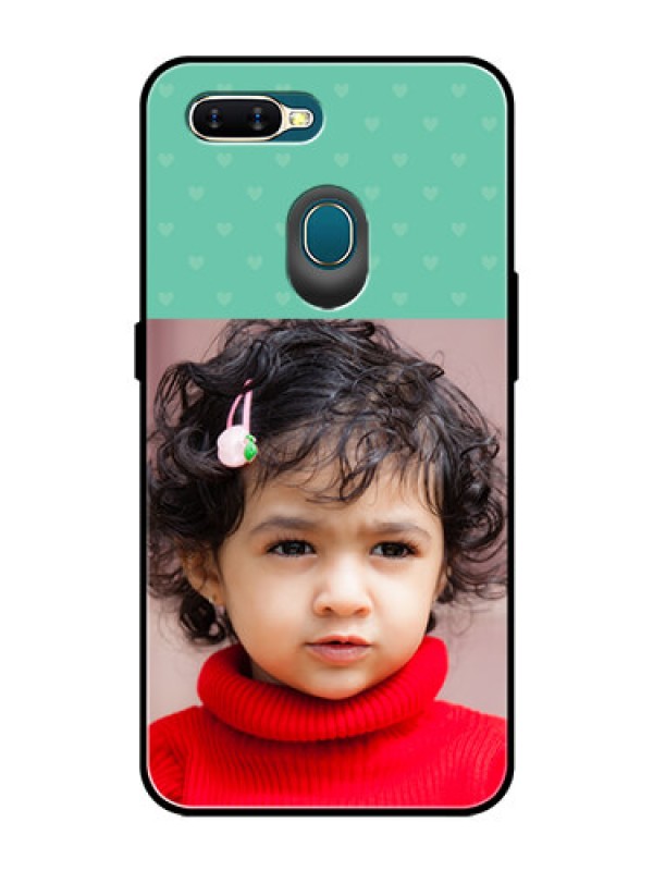 Custom Oppo A7 Custom Glass Phone Case  - Lovers Picture Design
