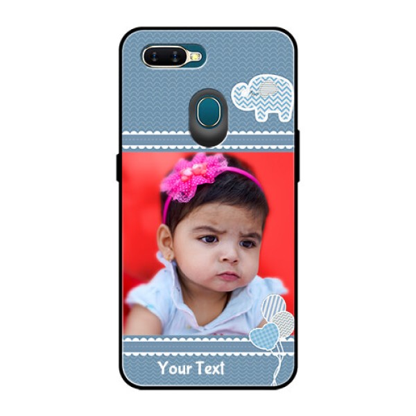 Oppo A7 Photo Printing on Glass Case - with Kids Pattern Design Oppo A7 Photo Printing on Glass Case - with Kids Pattern Design