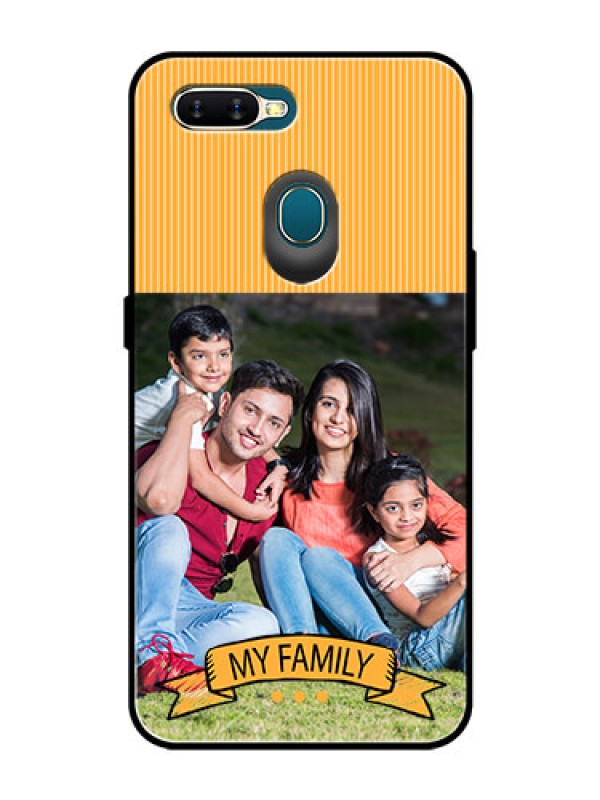 Custom Oppo A7 Custom Glass Phone Case  - My Family Design