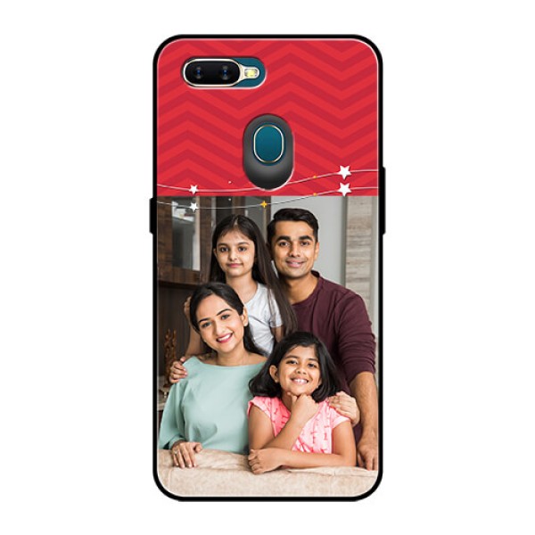 Oppo A7 Personalized Glass Phone Case  - Happy Family Design