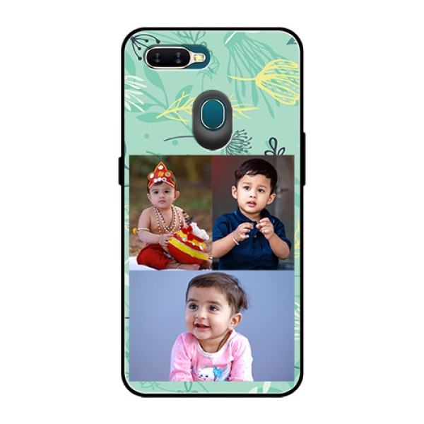 Oppo A7 Photo Printing on Glass Case  - Forever Family Design 