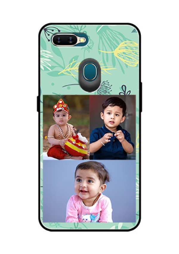 Oppo A7 Photo Printing on Glass Case  - Forever Family Design 