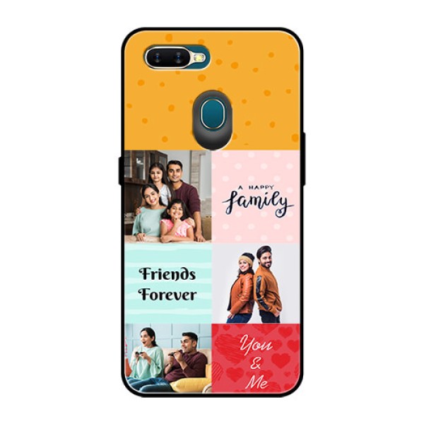 Oppo A7 Personalized Glass Phone Case  - Images with Quotes Design