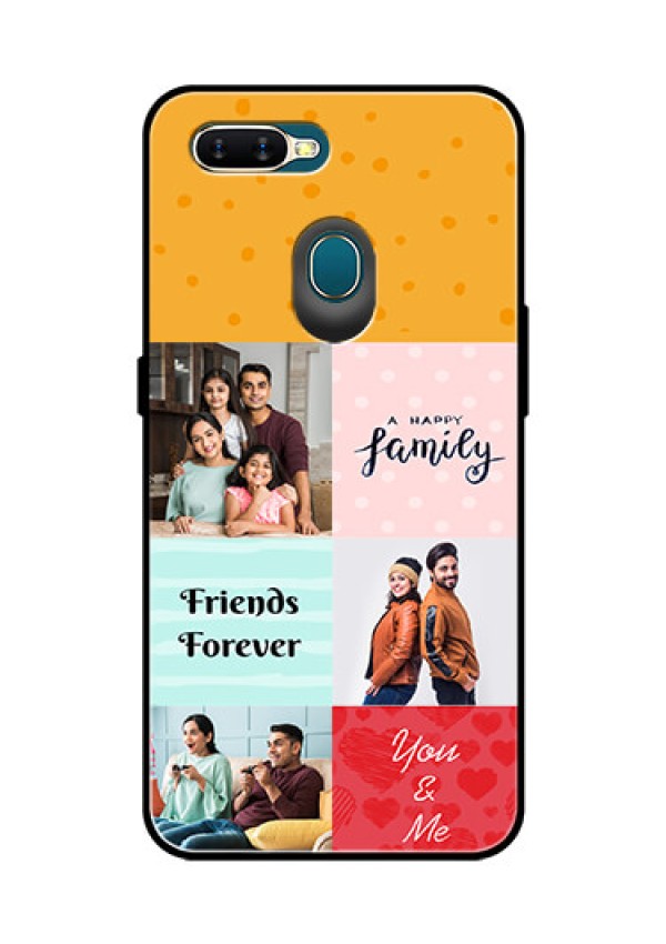 Oppo A7 Personalized Glass Phone Case  - Images with Quotes Design